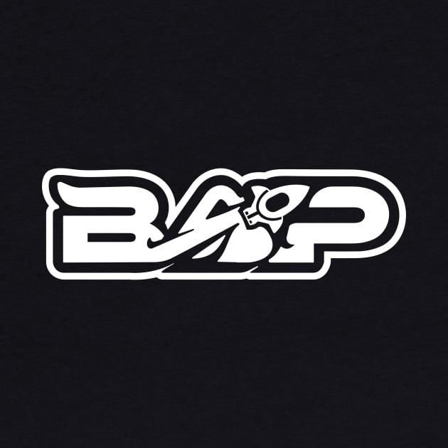 BAP LOGO ( White) by Black Astronauts Podcast Network Store